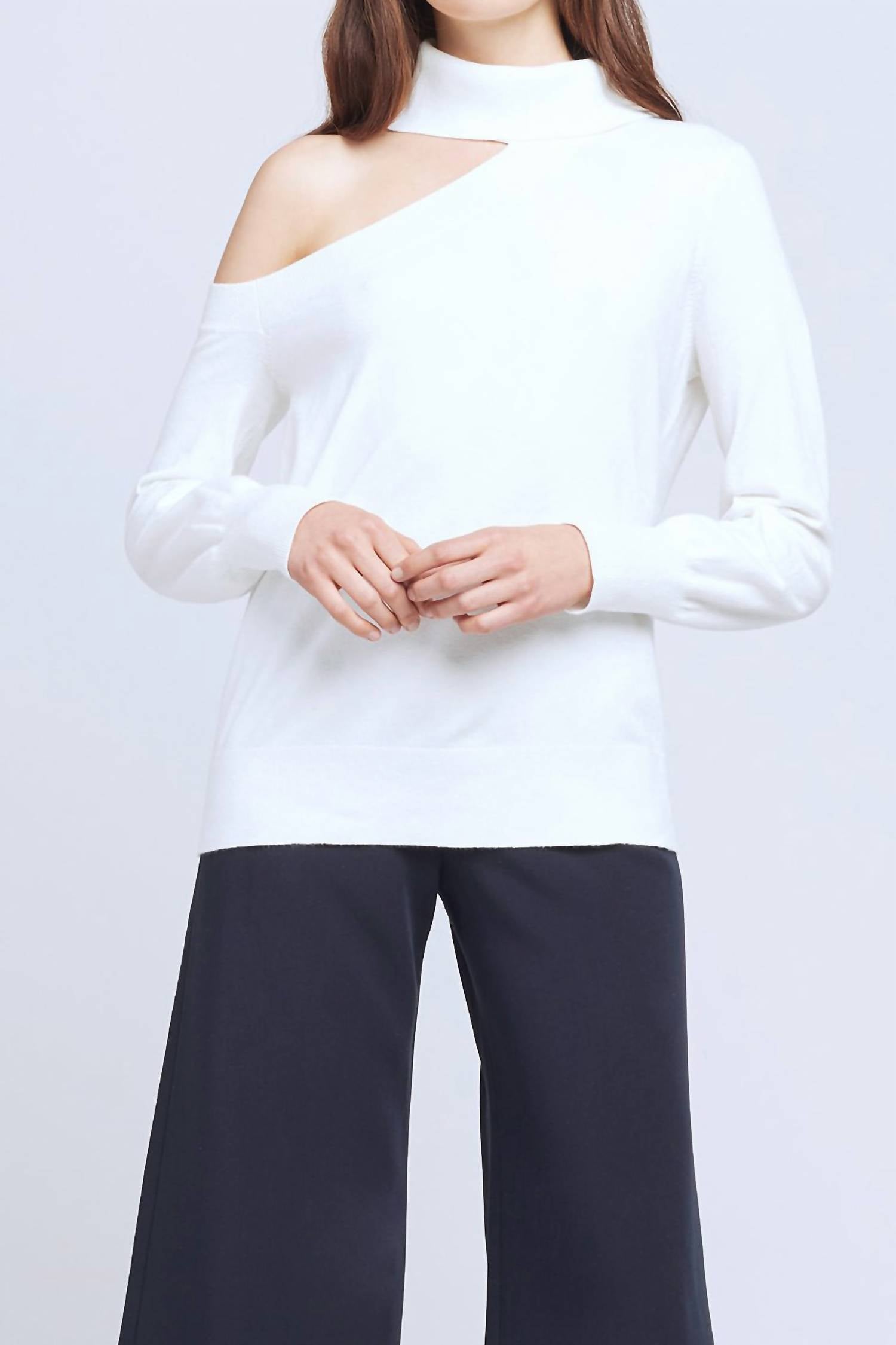 L'Agence - Easton One Shoulder Sweater