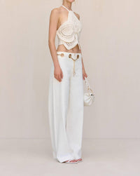 Cult Gaia - Crochet Flower Top