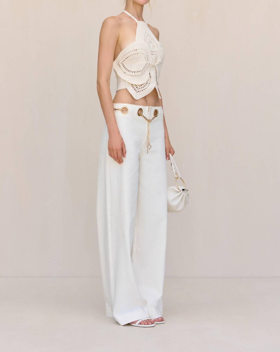 Cult Gaia - Crochet Flower Top