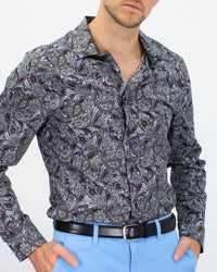 Lords Of Harlech - Norman Skull Paisley Shirt
