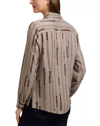 Foxcroft - Luna Chain Print Shirt