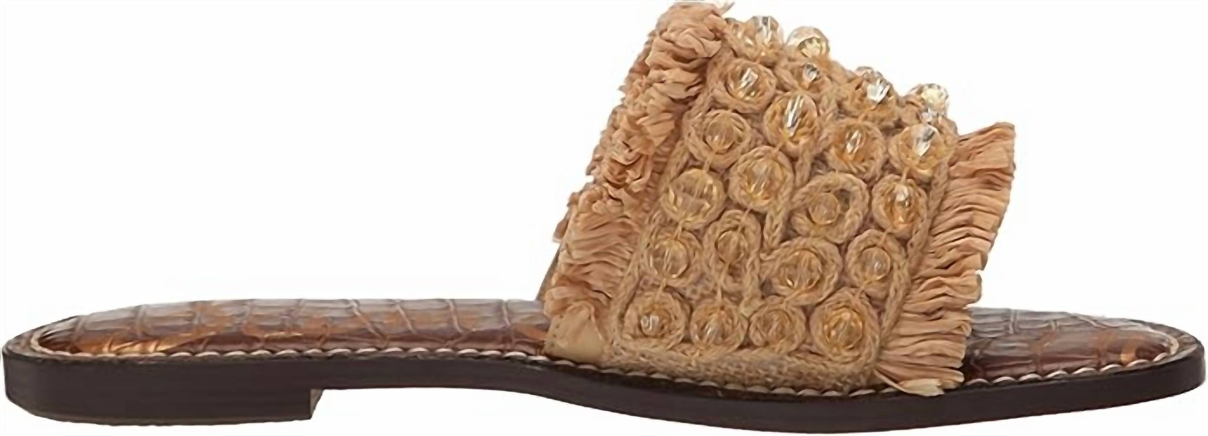 Sam Edelman - Women's Gladys Open Toe Slip On Flat Slides Fashion Sandals