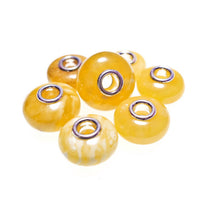 Trollbeads Women's Alabaster Bead Charm For Bracelet in yellow - women's jewelry - alternate view