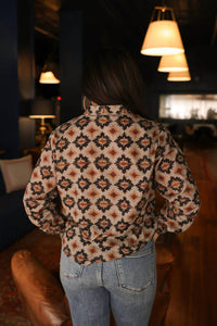 Layerz Clothing - Jordan Aztec Print Top
