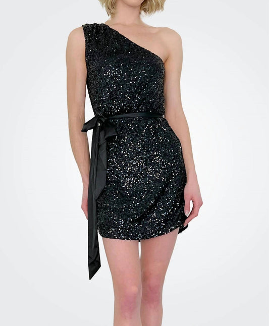 Heartloom - One Shoulder Sequin Dress
