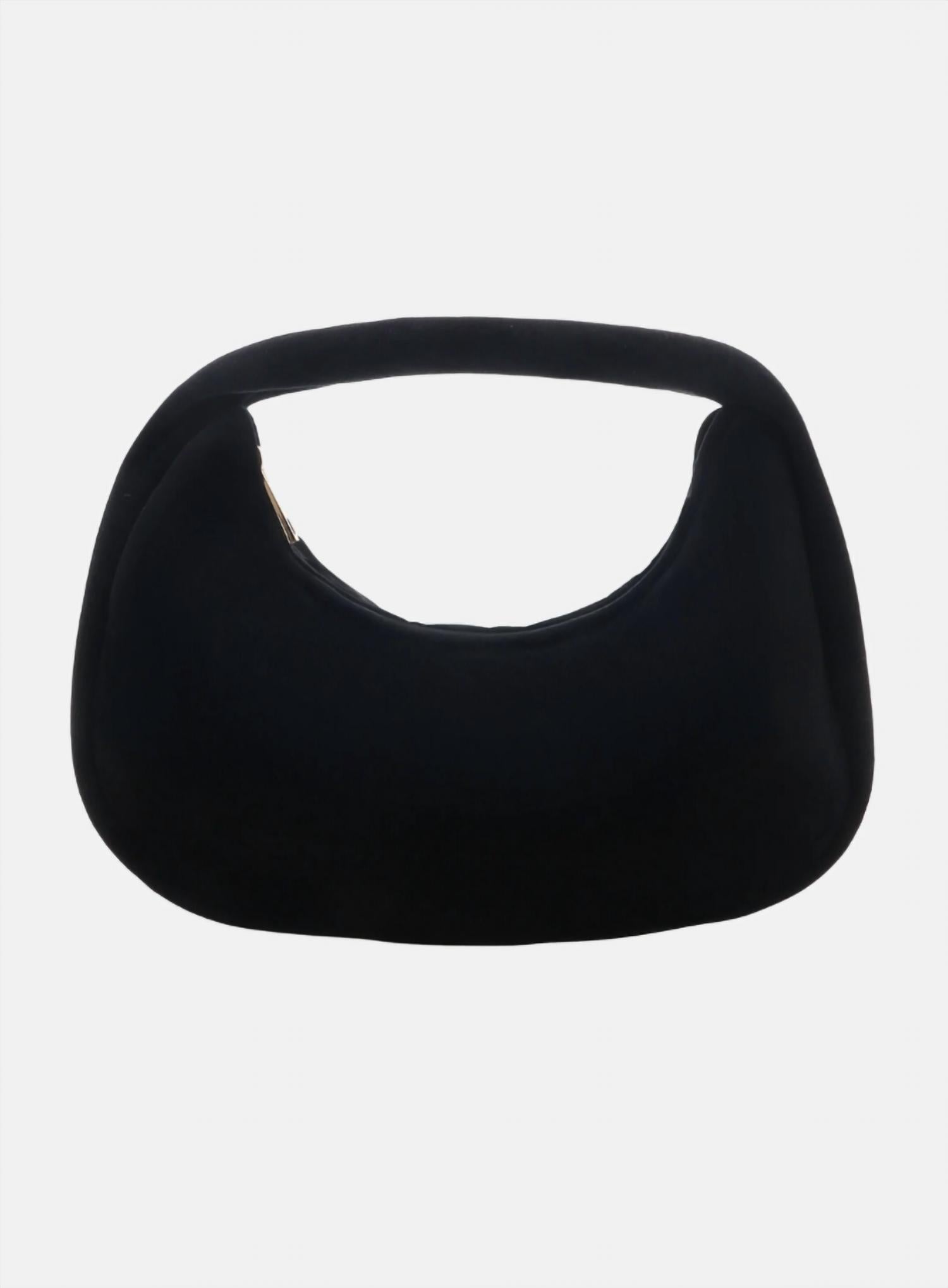 BiLLiNi Women's Maisie Handle Bag in black velvet - women's bag