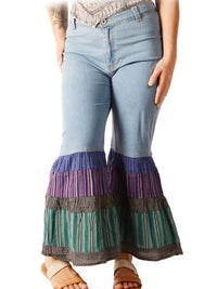 Gypsy Rose - Denim Bell Bottom Jeans