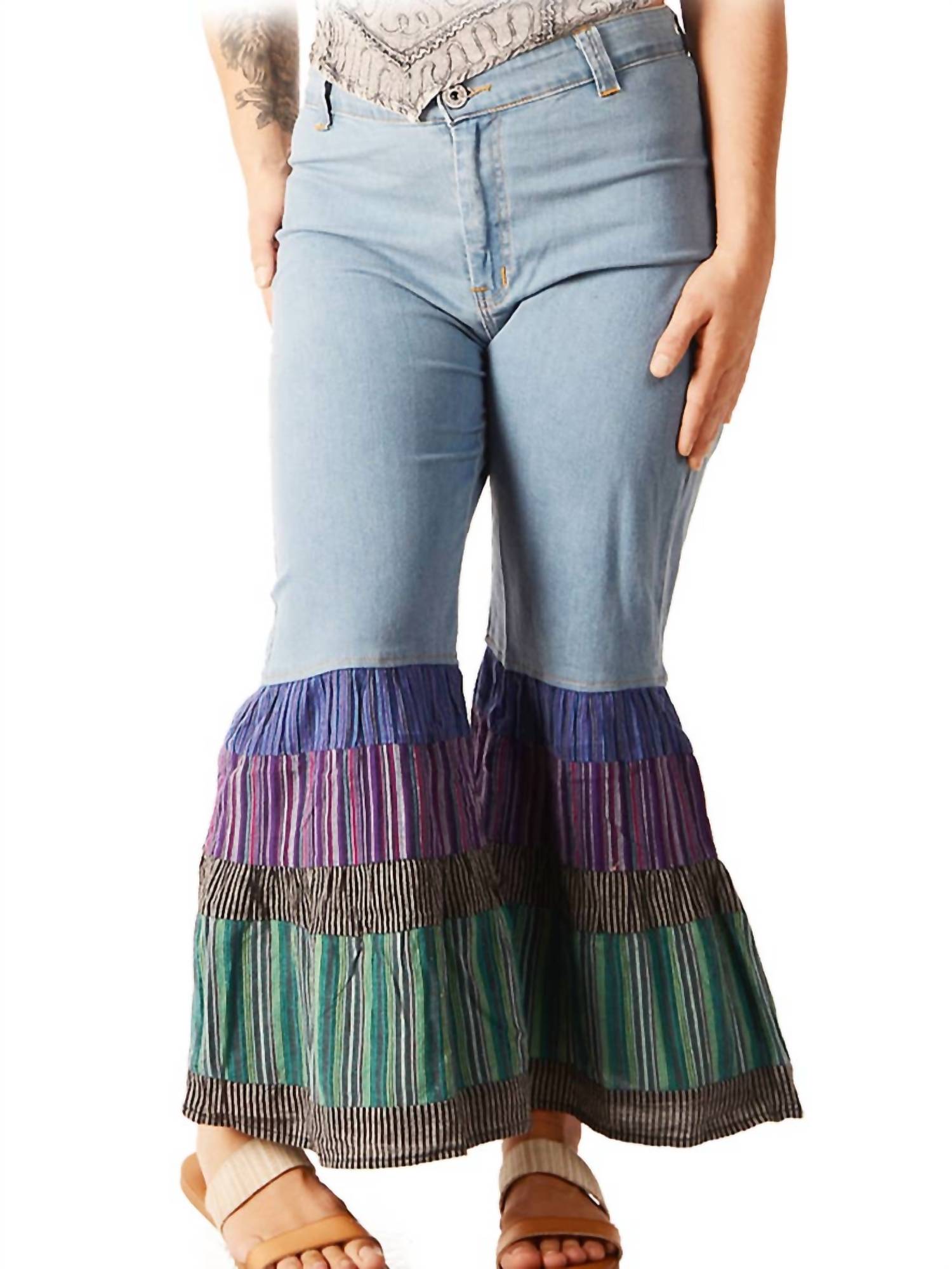 Gypsy Rose - Denim Bell Bottom Jeans