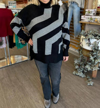Pine Apparel - Cozy Current Hi-lo Sweater - Plus