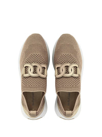 Softwaves Women's Simone Athleisure Slip-on Shoes in tan - women's sneaker - alternate view