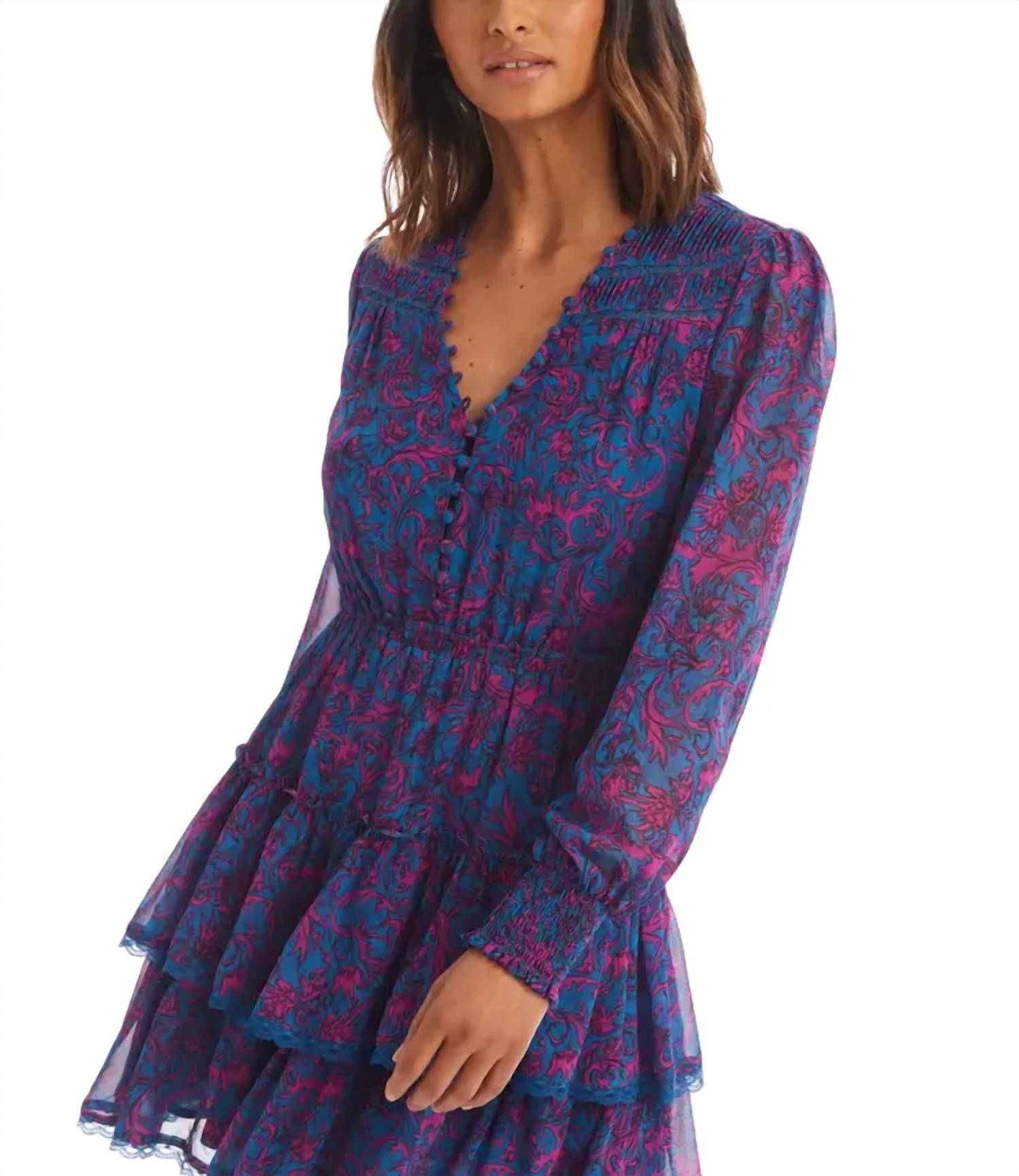 Allison New York - Brooke Ruffle Tiered Mini Dress