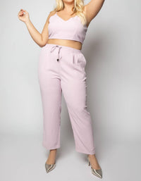 Geegee - 3 Piece Woven Pants Suit - Plus