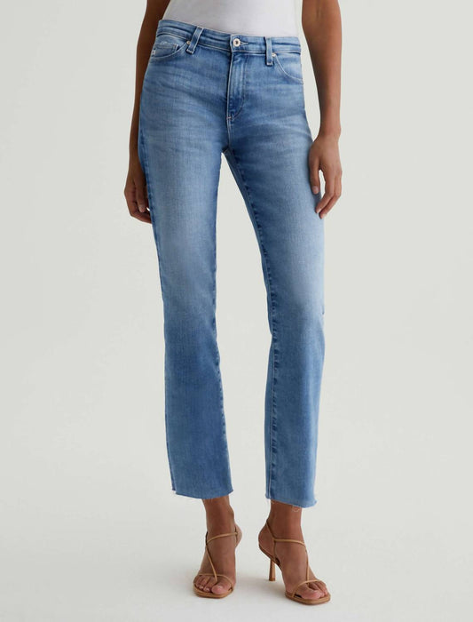 Ag Jeans - Mari High Rise Slim Straight Crop Jeans