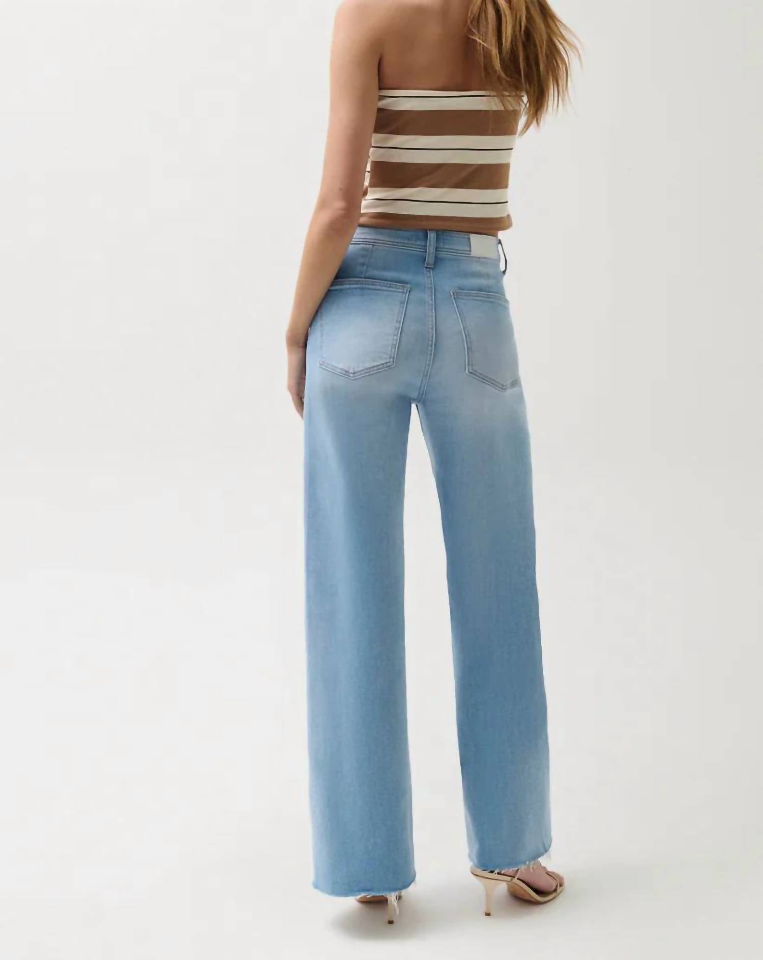 Pistola - Penny High Rise Wide Leg Jeans