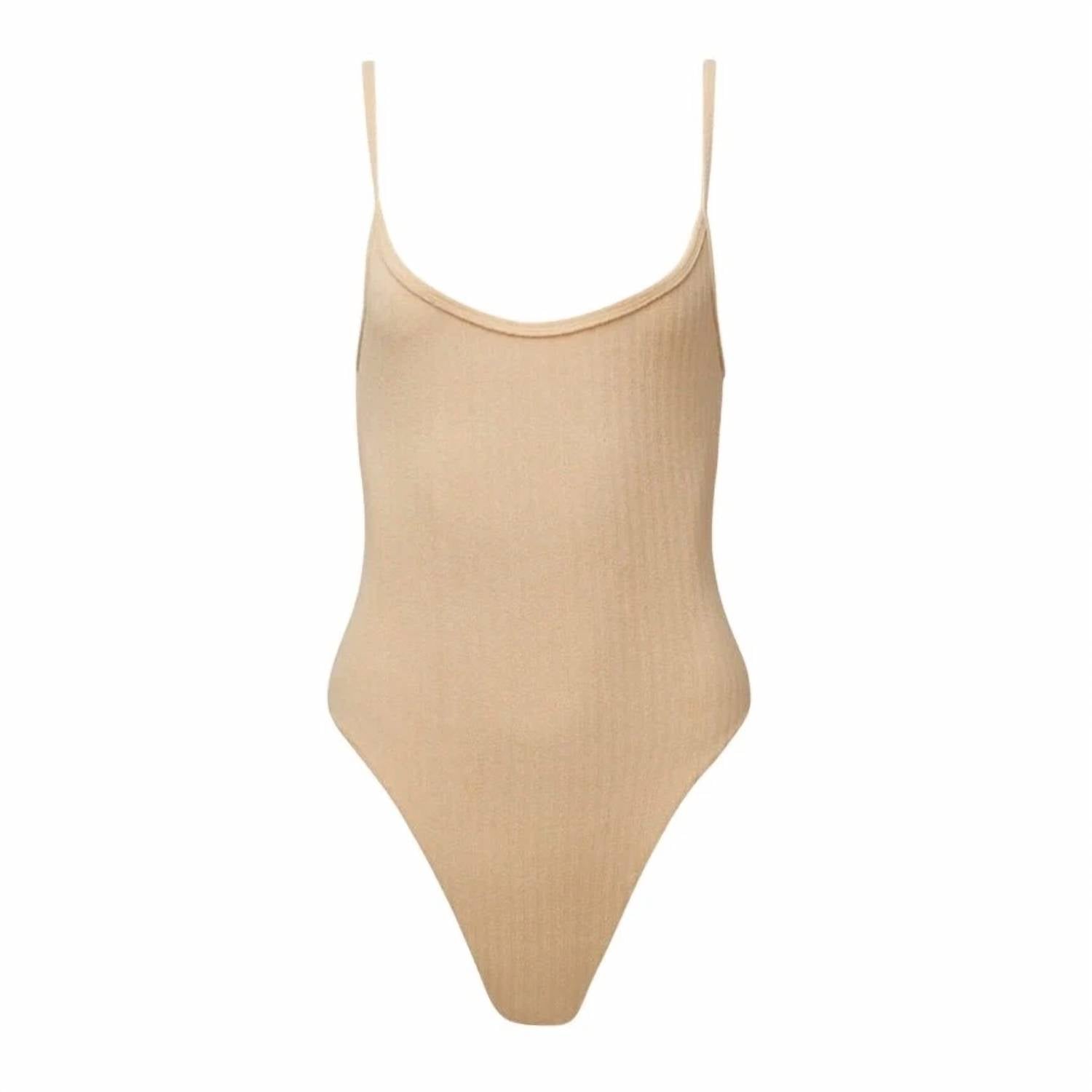 We Wore What - Scoop Cami Stripe One Piece