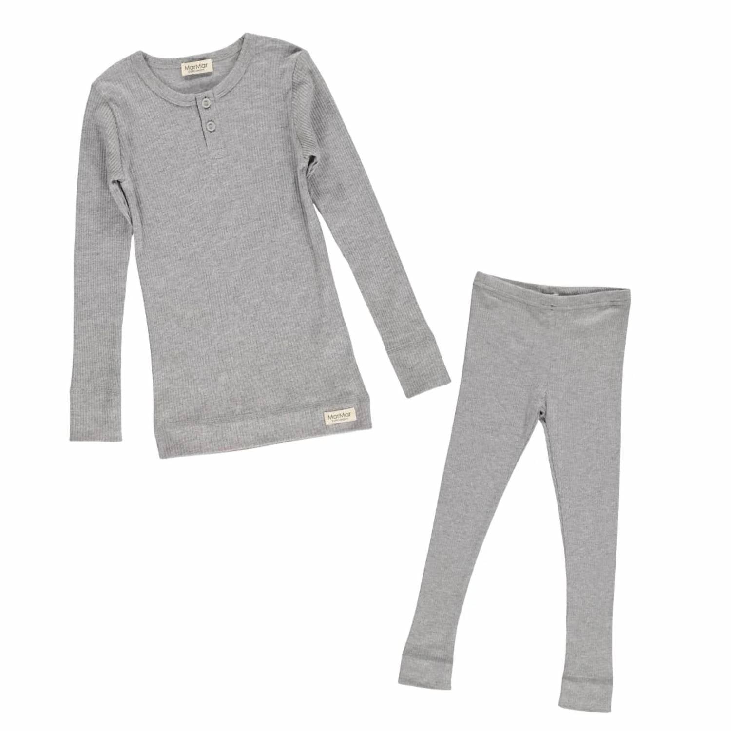 Marmar Copenhagen - Boy's Long Sleeve Ribbed Henley Set