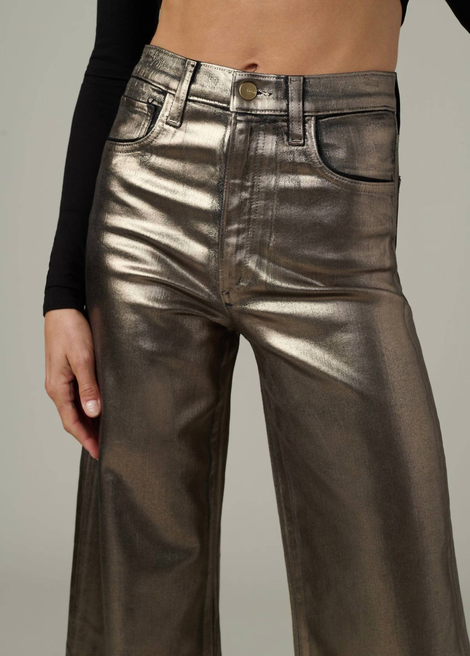 Joe'S Jeans - Mia High Rise Wide Leg Ankle Jeans