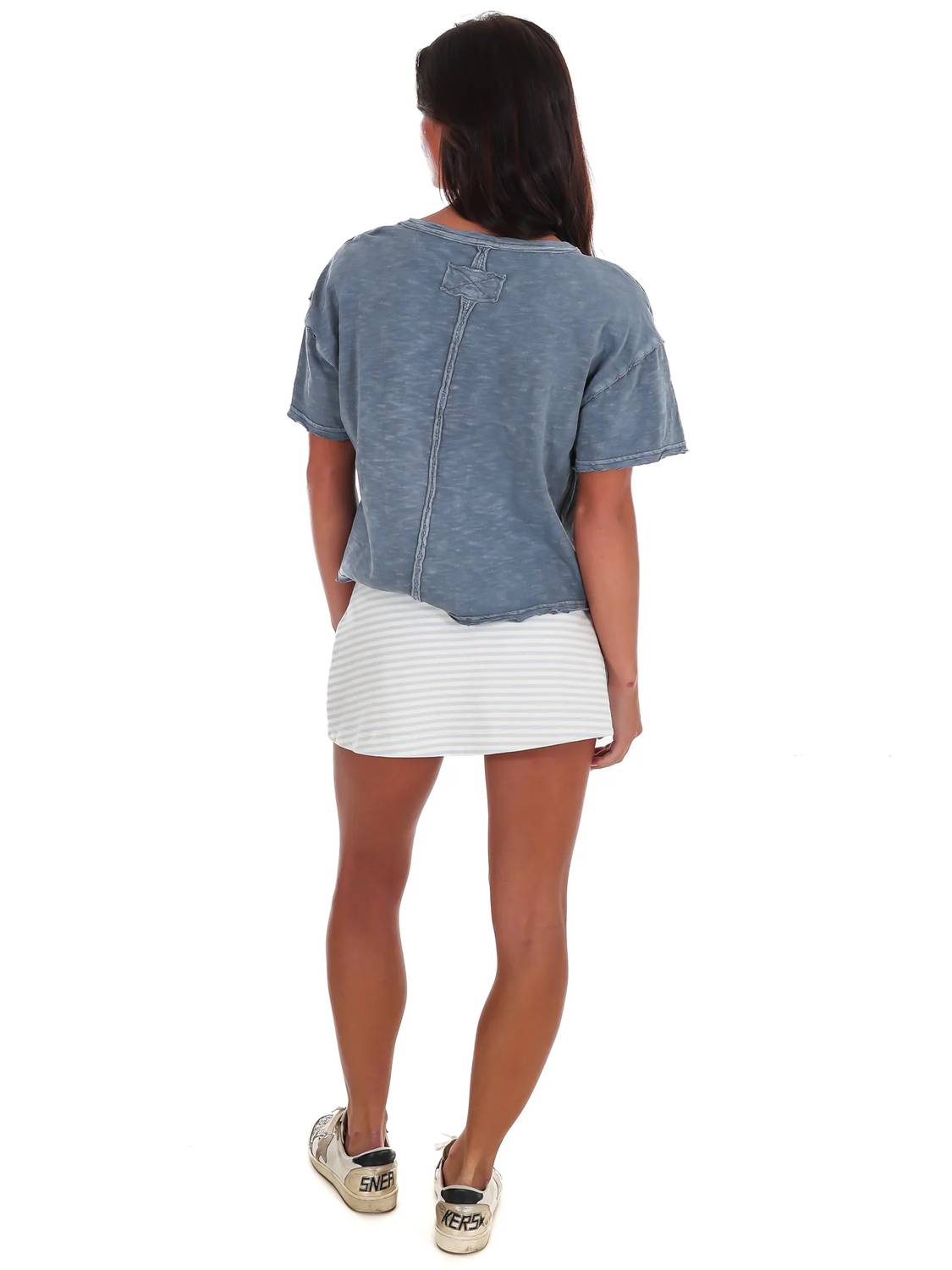 Blu Pepper - Women's Edge Mode Cropped Tee