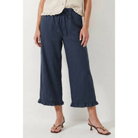 Naked Zebra - Ruffle Detail Capri Pants