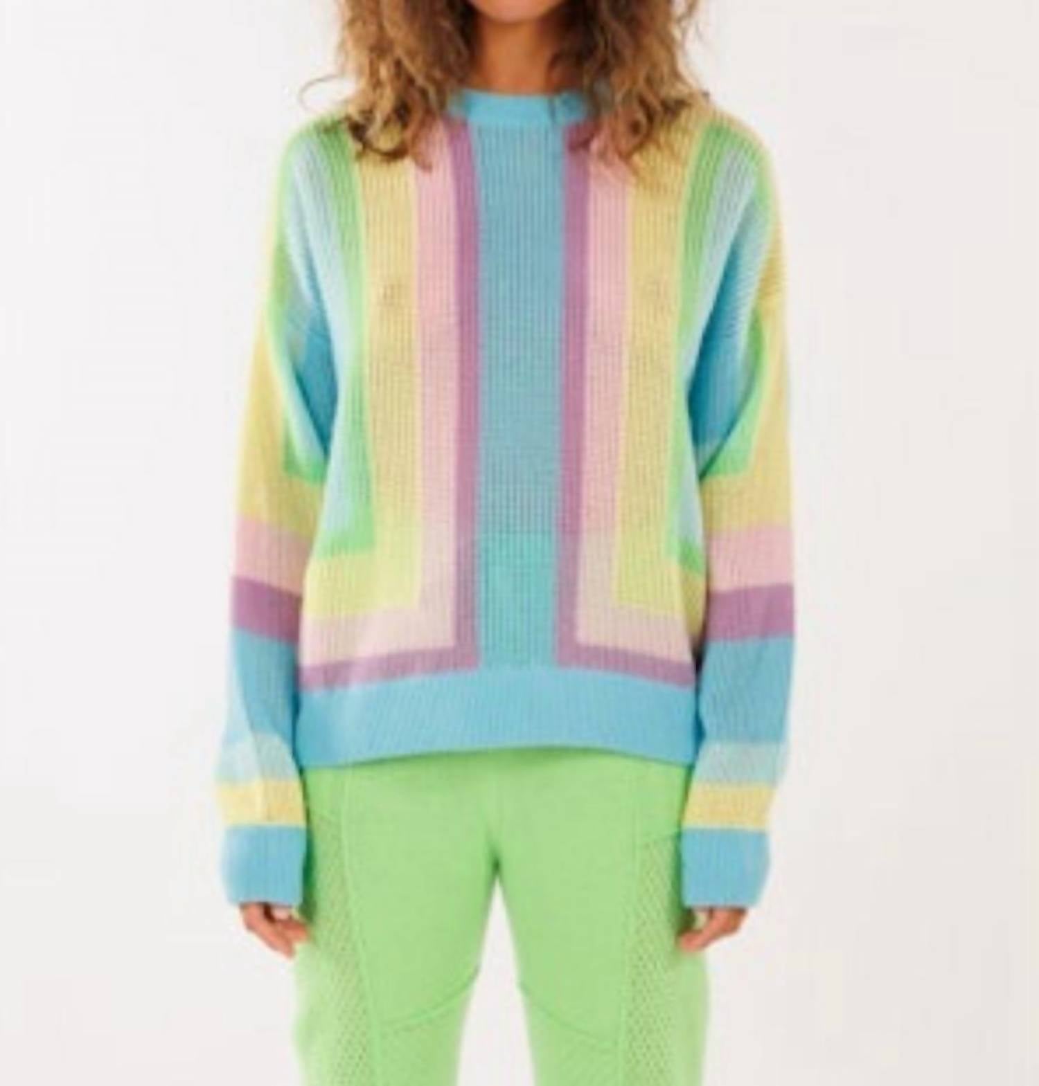 Colorush - Cecile Stitchy Rainbow Crew