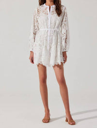 Astr - Celie Crochet Lace Mini Dress