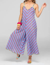Boom Shankar - Shimmi Stripes Print Jumpsuit