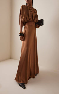 Heirlome - Antonia Satin Maxi Skirt