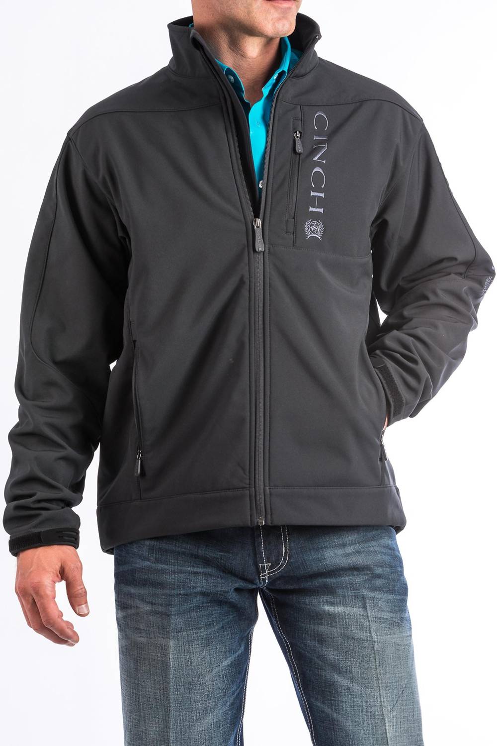 Cinch - Men's Classic Bonded Softshell Logo Jacket