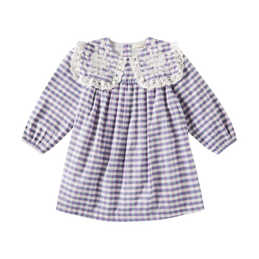 Louise Misha - Girl's Arinola Check Dress
