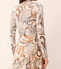 Marie Oliver Eloise Top in trinity - women's long sleeve top - detail view