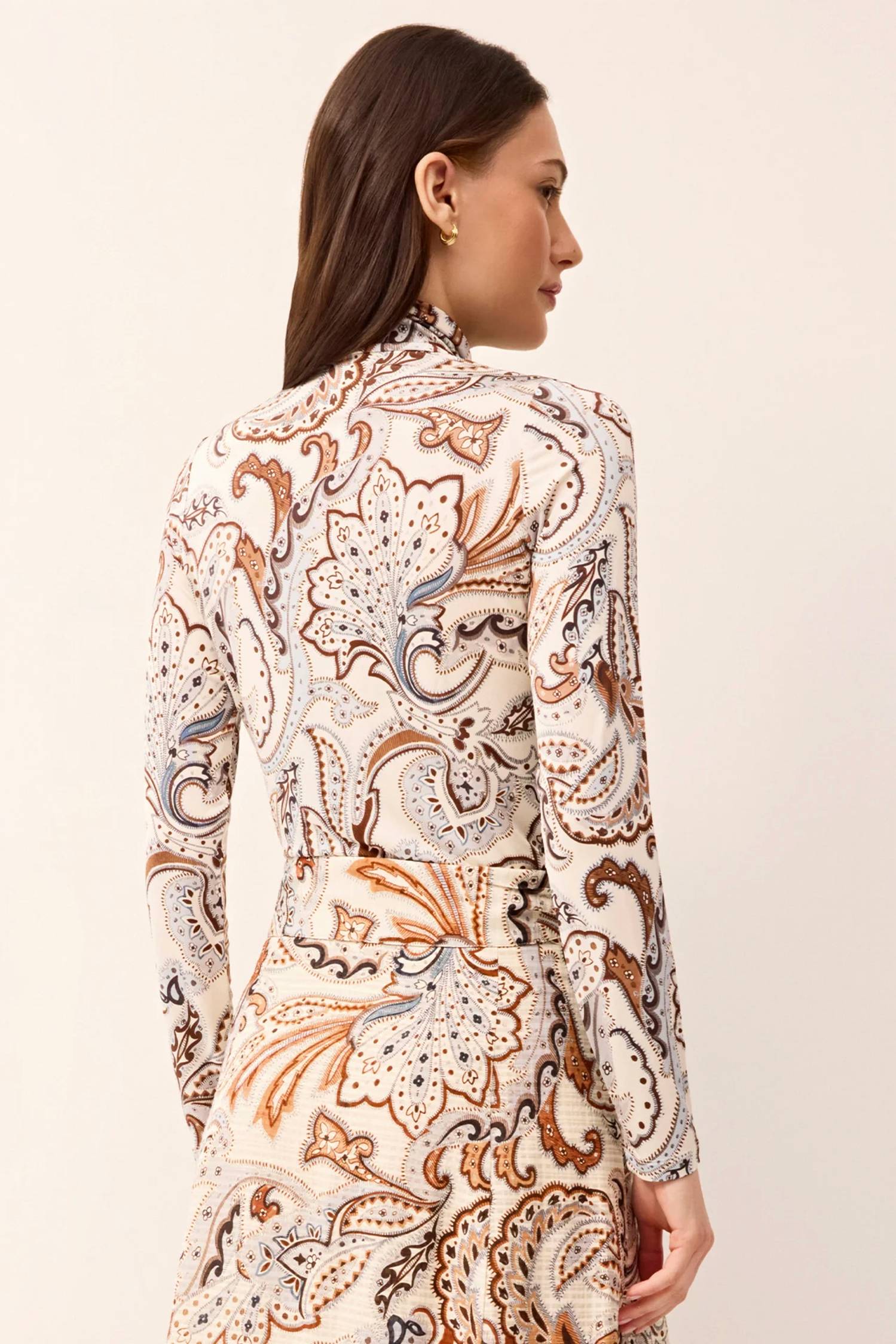 Marie Oliver Eloise Top in trinity - women's long sleeve top - alternate view