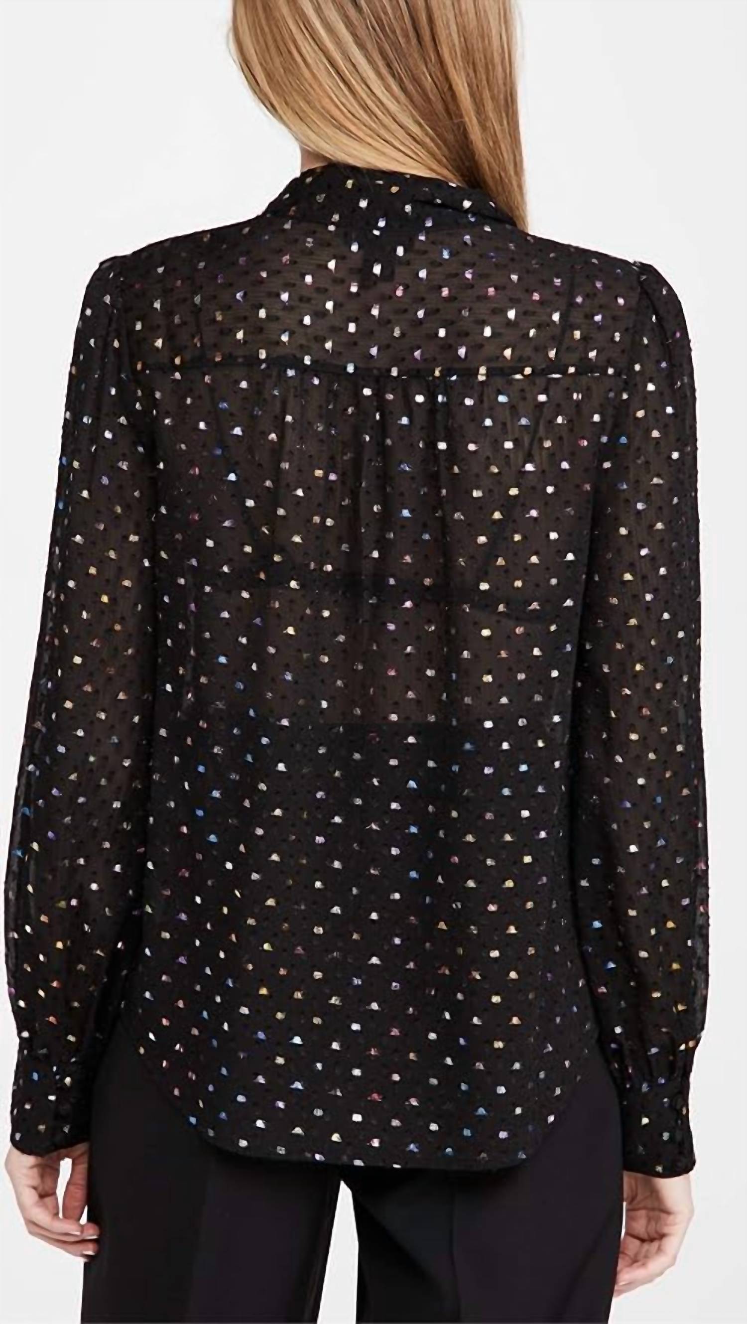 Paige - Cleobelle Long Sleeve Tie Neck Blouse