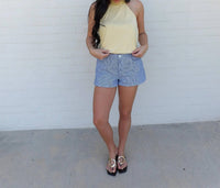 Loucia - The Honey Glow High-neck Halter Top