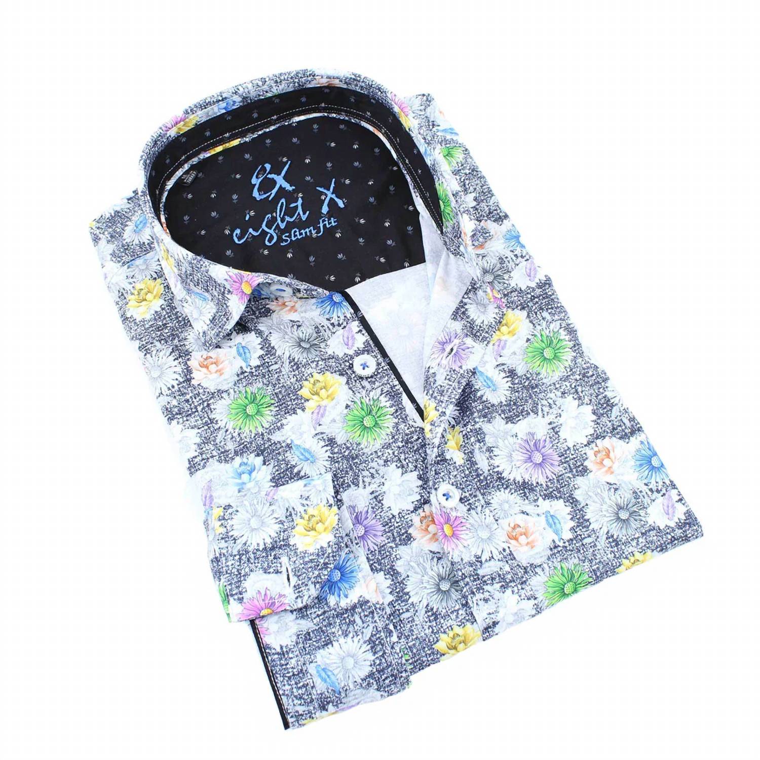Eight X - Static Floral Button Down Shirt