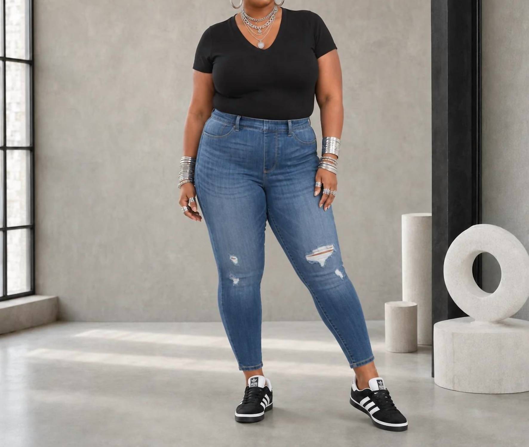 Judy Blue - High-rise Skinny Jeans - Plus