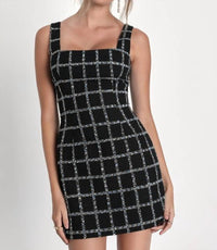 Lulus - Tweed Sleeveless Mini Dress