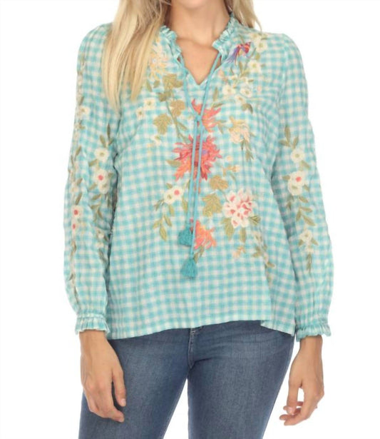 Johnny Was - Nalina Ruffle Scarf Back Blouse