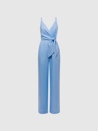Reiss - Emily Linen Side Tie Jumpsuit