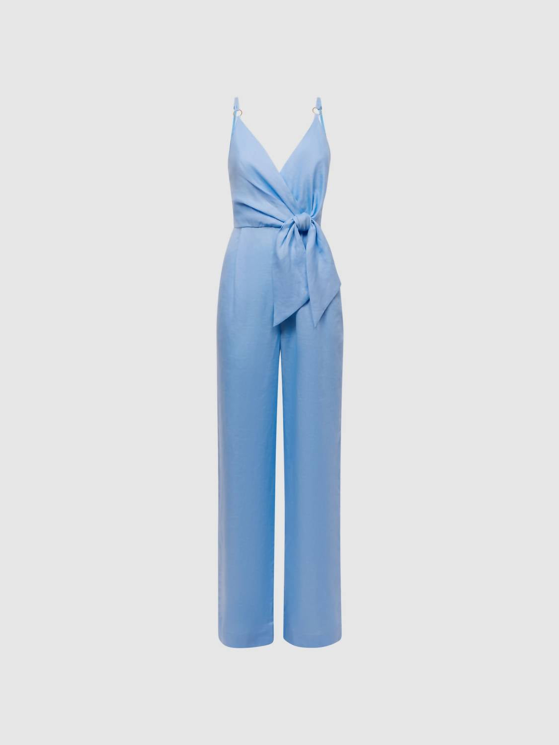 Reiss - Emily Linen Side Tie Jumpsuit