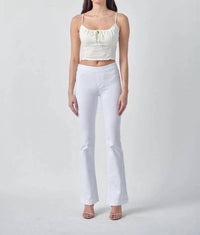 Cello - Mid Rise Pull On Flare Jeggings