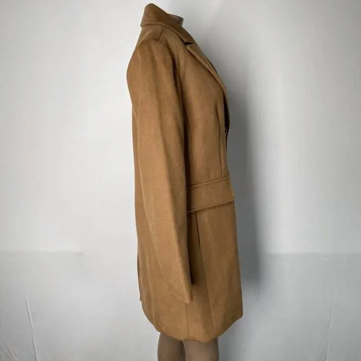 Michael Kors - Single-breasted Notch Lapel Coat