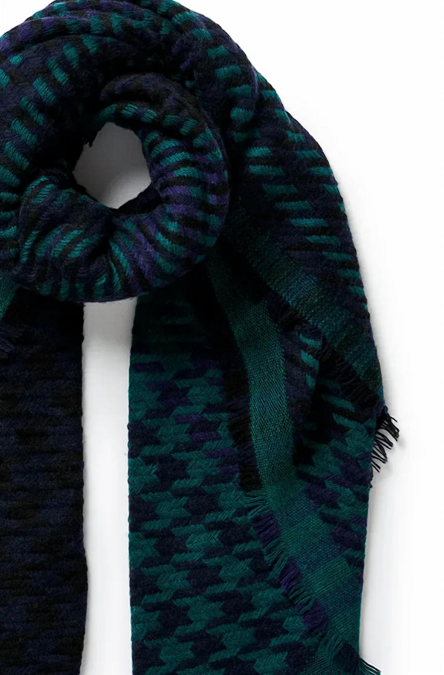 Jane Carr - Unisex Houndstooth Scarf