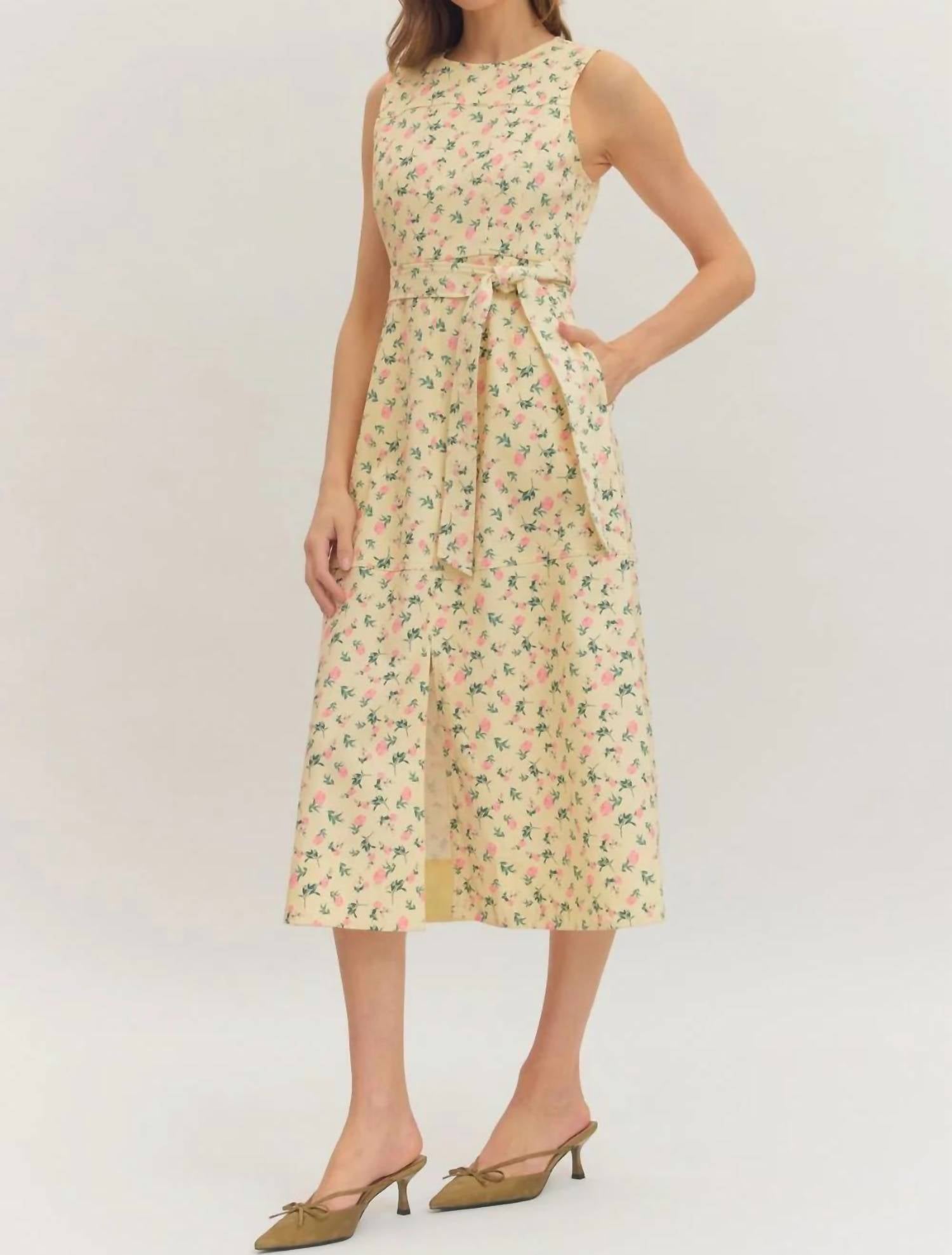 Entro - Floral And More Midi Dress