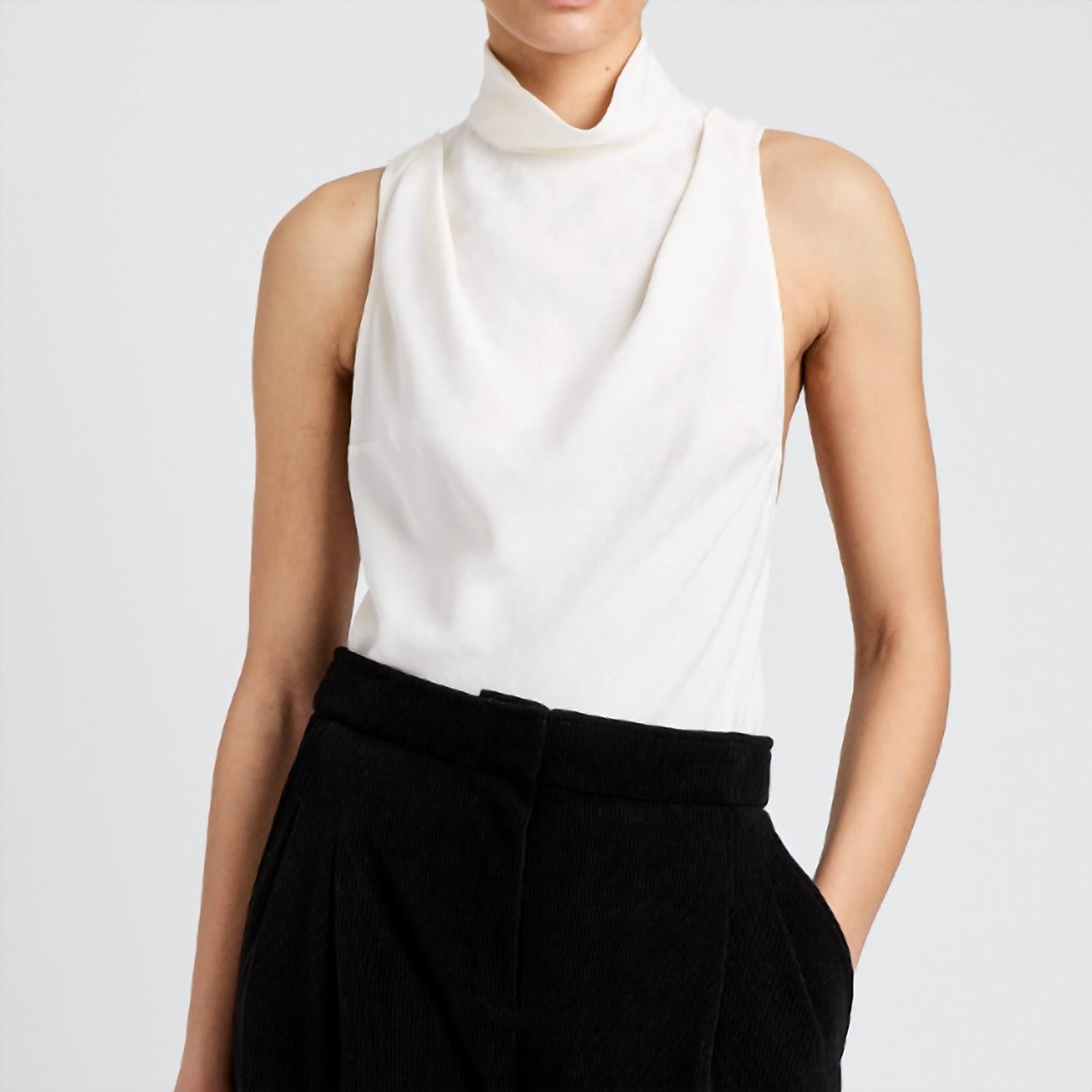 Proenza Schouler Taryn Sleeveless Top in off white - women's blouse
