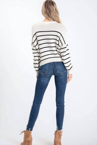 Hailey & Co - Winter Wonder Striped Sweater