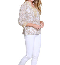Multiples - Neutral Territory Notch Neck Top
