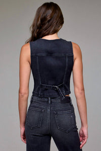 Hidden - Fitted Denim Vest
