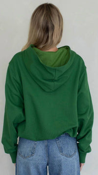 Things Between - Bubble Hem Hoodie Sweatshirt
