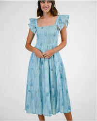 Victoria Dunn - Kale Short Sleeve Dress