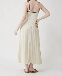 Be Sunset Aria Mai Dress in beige - women's dress - detail view